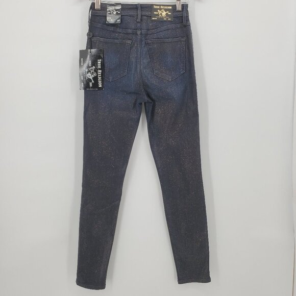 True Religion Caia Ultra High Rise Skinny Jeans Size 27